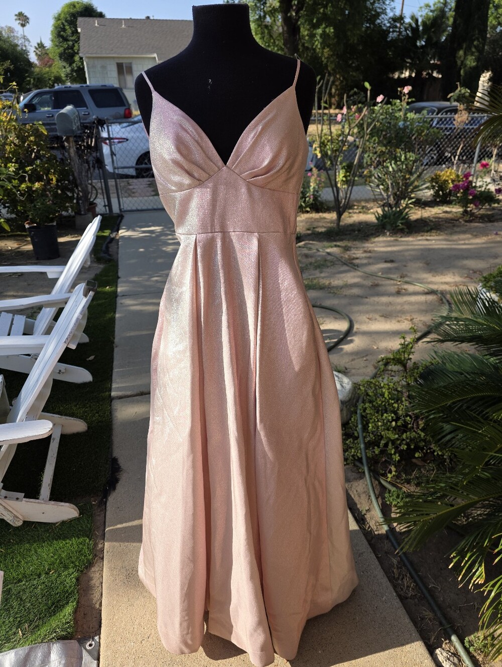 Disney Ball Dress - B. Smart - Shimmer Pink Ball Gown - Size 1